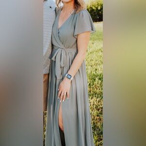 Baltic born gray/blue dress